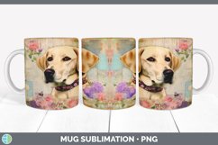 GorgeousDecoupage Labrador Retrievers Mug Wrap design.