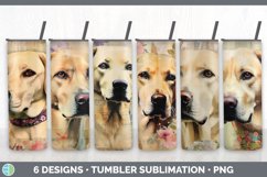 Bundle of six Decoupage Labrador Retrievers Tumbler designs.