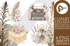 Vintage Letter And Floral Sublimation Product Image 1