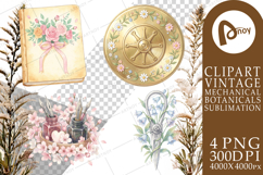 Vintage Letter And Floral Sublimation Product Image 1