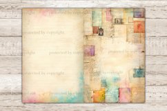 Vintage Letter Junk Journal Pages, Flower Collage Sheet, GlamArtZhanna, Postmark Ephemera, Handwriting Journal Card, Blank Junk Journal Kit, Floral Junk Journal Paper, Diary Pages, Pastel Diary Scrapbook, Stamps Journal Printable