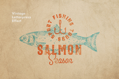 Vintage Letterpress Effect Product Image 1