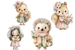 Vintage Little Cottage Clipart Product Image 3