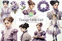 Vintage Little Girl Sublimation Bundle Product Image 1