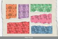 Vintage Lobster Seamless Pattern Torn Paper Product Image 1