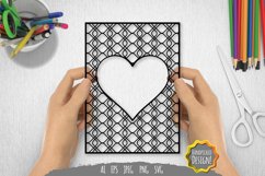 Vintage Love Stencil Papercut Product Image 1