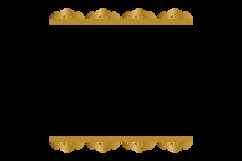 Vintage luxury gold ornamental border and frame element deco Product Image 2