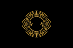 Vintage luxury golden ornament ethnic decoration element Product Image 2