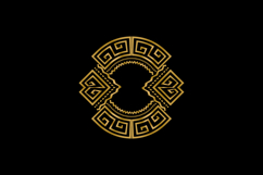 Vintage luxury golden ornament ethnic decoration graphic Product Image 1