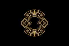 Vintage luxury golden ornament ethnic decoration vector Product Image 2