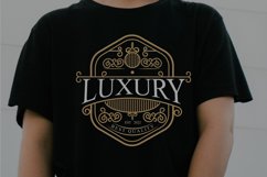 Luxury Vintage logo elegant flourishes line ar Product Image 2