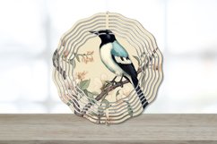 Vintage Magpie Bird Wind Spinner,Decoupage Magpies Wind Spinner,Wind Spinner Love,Vintage Birds Wind Spinner, Vintage Magpie Bird Spinner,Decoupage Magpies Spinner,Vintage Birds Spinner,Alt Wind Spinner,Sublimation Vintage Magpie Bird,Sublimation Wind Spi