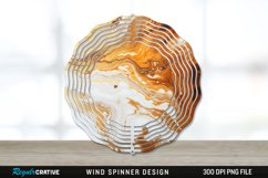 Vintage Marbled Wind Spinner Sublimation PNG Design Product Image 1