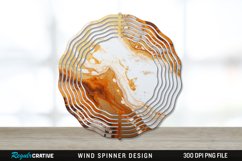 Vintage Marbled Wind Spinner Sublimation PNG Design Product Image 1