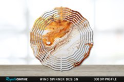 Vintage Marbled Wind Spinner Sublimation PNG Design Product Image 1