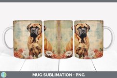 GorgeousDecoupage Mastiffs Mug Wrap design.
