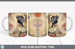 Bundle of six Decoupage Mastiffs Mug Wrap designs.