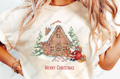 Vintage Merry Christmas PNG Product Image 4