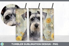 GorgeousDecoupage Miniature Schnauzers Tumbler design.