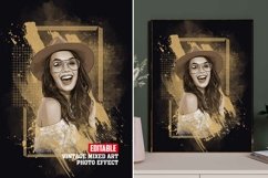 Vintage Mixed Art Photo Effect Product Image 1