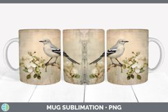 GorgeousDecoupage Mockingbirds Mug Wrap design.