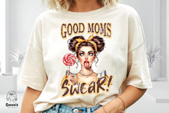 Funny Pop Art Mom PNG, Mother’s Day Clipart, Motherhood Product Image 3