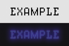 Vintage Monitor CRT Text Effect Product Image 4