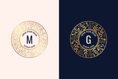 Vintage Monogram Floral Frames Product Image 1