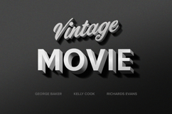 Vintage Movie Text Effect Product Image 1