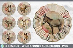 Bundle of six Decoupage Mules Wind Spinner designs.