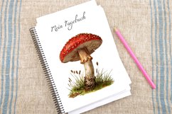 Vintage Mushroom Sublimation Clipart Bundle Product Image 4