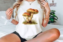 Vintage Mushroom Sublimation Clipart Bundle Product Image 3