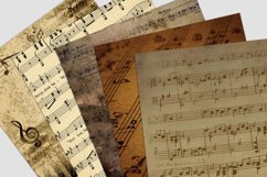 Vintage Music Digital Paper Pack Product Image 3