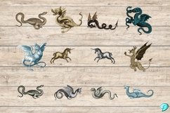 Vintage Mythical Creatures Clipart Product Image 2