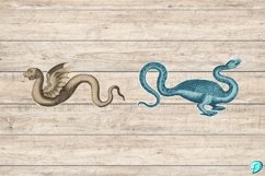Vintage Mythical Creatures Clipart Product Image 4