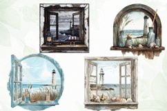 Vintage Nautical Window Sublimation Product Image 2