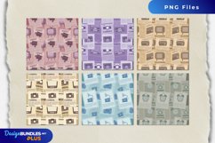Vintage Newspaper Advertisement Pattern Paper Packs Product Image 1