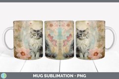 GorgeousDecoupage Norwegian Forest Cats Mug Wrap design.