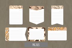 Vintage Nuts Seamless Pattern Shaped Journaling Page Product Image 1