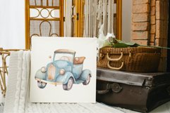 Cartoon vintage car clipart Product Image 5