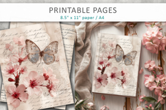 mixed media shabby chic, antique paper Product Image 6