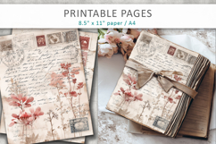 romantic antique paper background, scrapbook paper Product Image 4