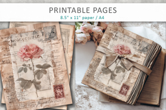 Antique Floral Scrapbook Paper Product Image 5