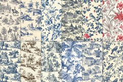 Toile De Jouy Vintage Print Design Patterns Product Image 2