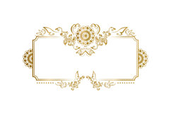 Vintage ornament luxury gold decorative design Product Image 1