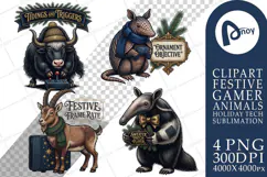 Vintage Ornament Quest Gamer Pets Sublimation Product Image 1