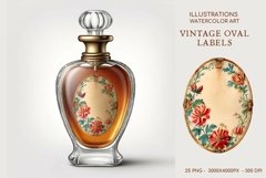 Vintage Oval Label - 25 Illustrations PNGs Product Image 2