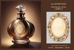 Vintage Oval Label - 25 Illustrations PNGs Product Image 4