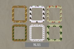 Vintage Owl and Flowers Pattern Frame Set Product Image 1