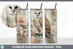 GorgeousDecoupage Owls Tumbler design.